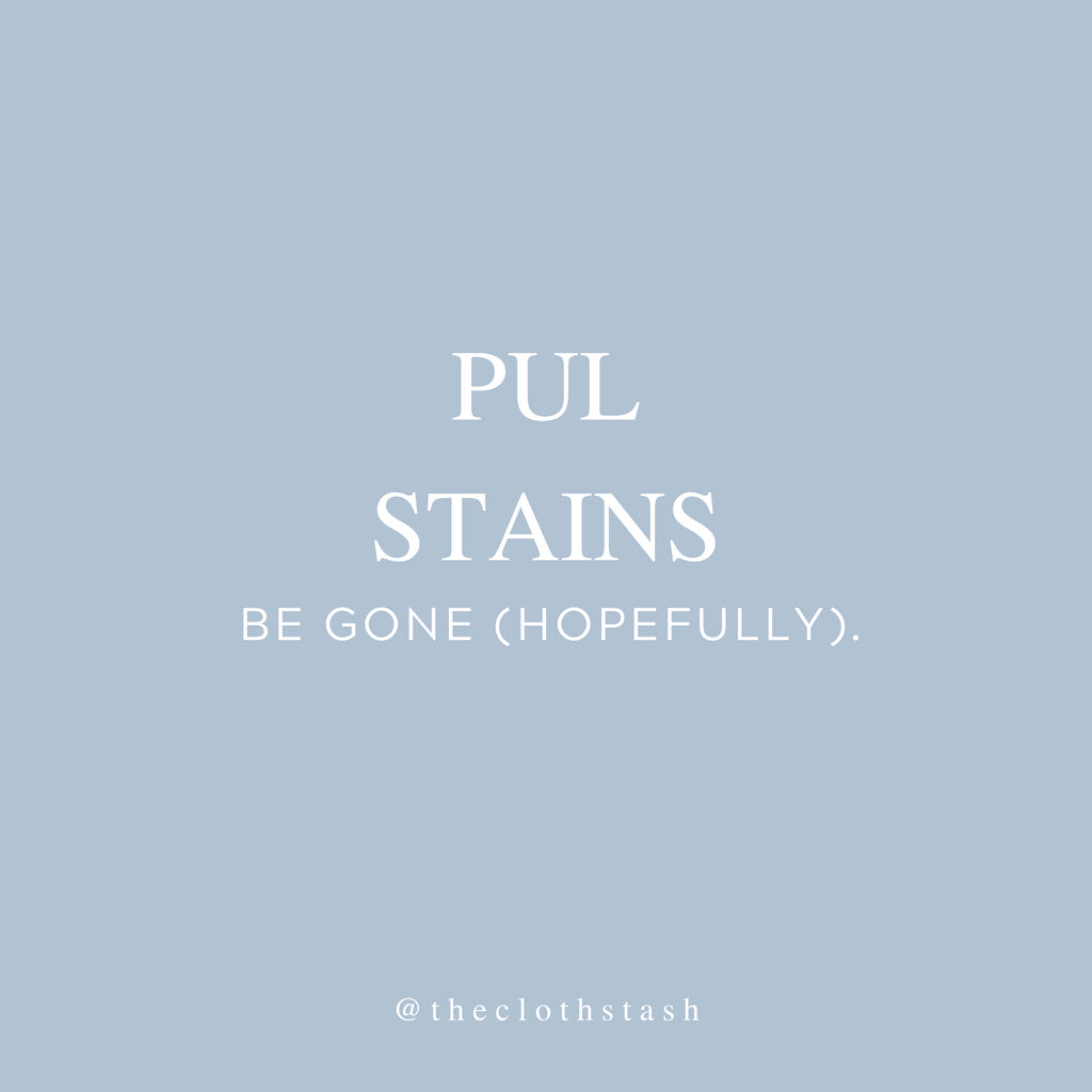 Stains on my Wipe-able PUL covers. Help!