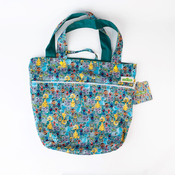 Monarch Store Waterproof Tote : Sesame Street Sketch