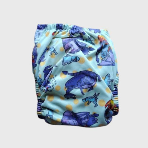Reusable Modern Cloth Nappy OSFM - All in Two | Pocket