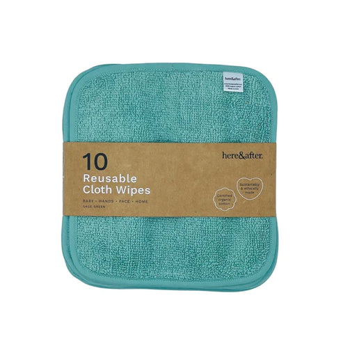 Here & After Reusable Organic Cloth Wipes