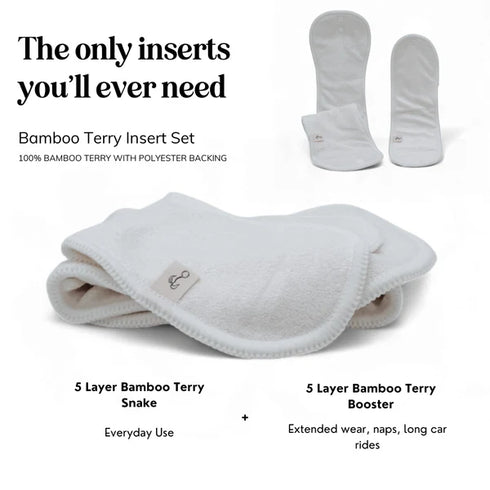 Originals 2.0 Duo Inserts | Bamboo Terry