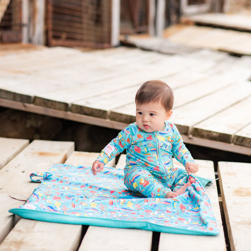 Bamboo Romper Bootysuit V3.0 LONG SLEEVED : Big Things by ELLIE WHITTAKER