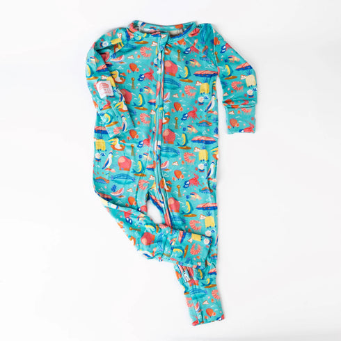 Bamboo Romper Bootysuit V3.0 LONG SLEEVED : Big Things by ELLIE WHITTAKER