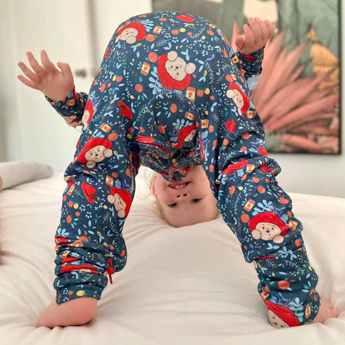 Monarch Store Bamboo Romper (Bootysuit) V3.0 LONG SLEEVED : Paddington Baby