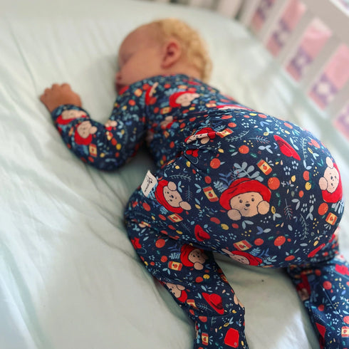 Monarch Store Bamboo Romper (Bootysuit) V3.0 LONG SLEEVED : Paddington Baby