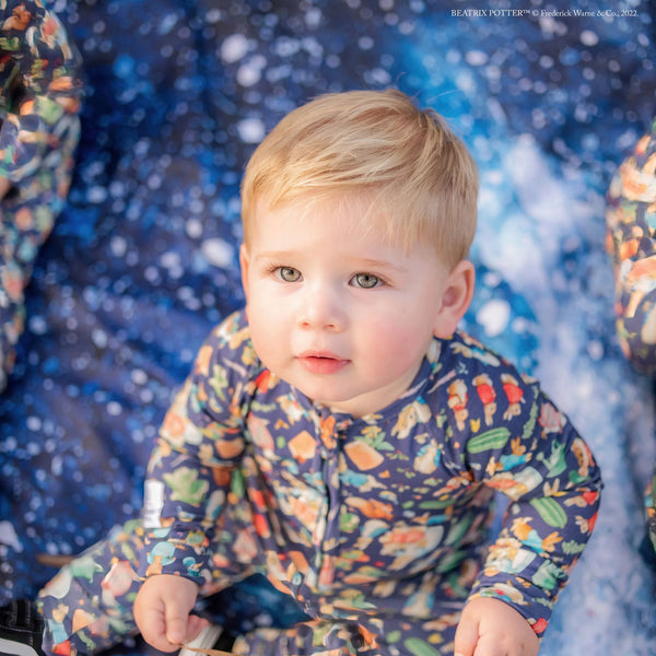 Monarch Store Bamboo Romper (Bootysuit) V3.0 LONG SLEEVED : Peter Rabbit Classic