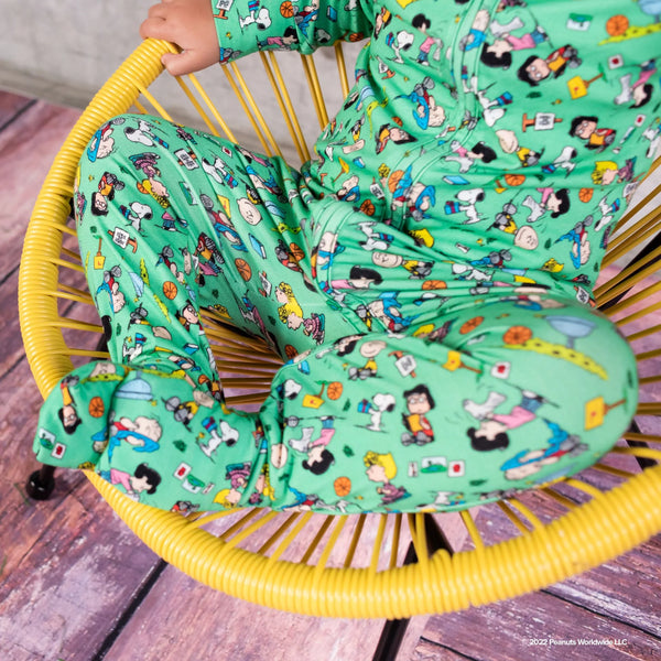 Monarch Store Bamboo Romper (Bootysuit) V3.0 LONG SLEEVED : Snoopy - The Green Collection