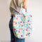 Waterproof Tote : Playing With Crayons