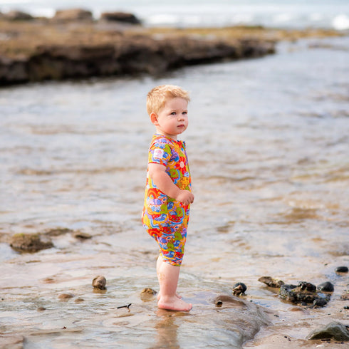 Monarch Store Bamboo Romper (Bootysuit) V3.0 SHORT : Sunburst Country by ELLIE WHITTAKER