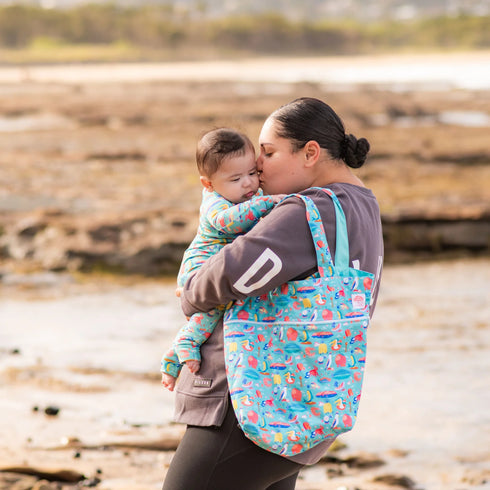 Waterproof Tote : Big Things by Ellie Whittaker