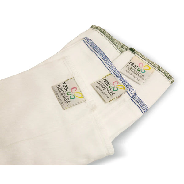 Cotton Nappy Prefolds NEWBORN