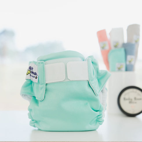 ONE BRAND, ONE STYLE | Newborn Modern Cloth Nappy Hire Package | Baby BeeHinds All in One